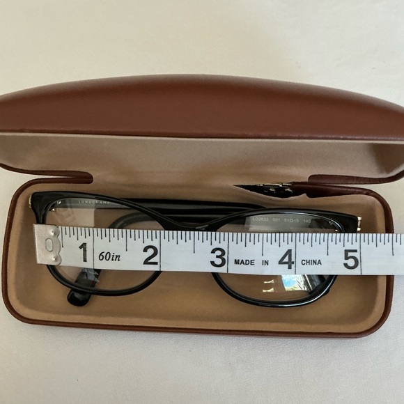 Longchamp Eye Glasses Black Frame with Case main image 12